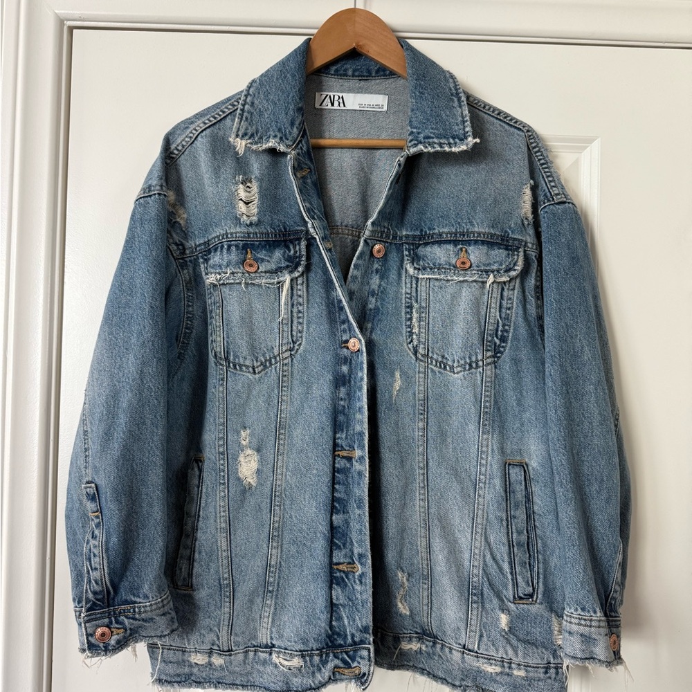 Zara Blue Denim Jacket